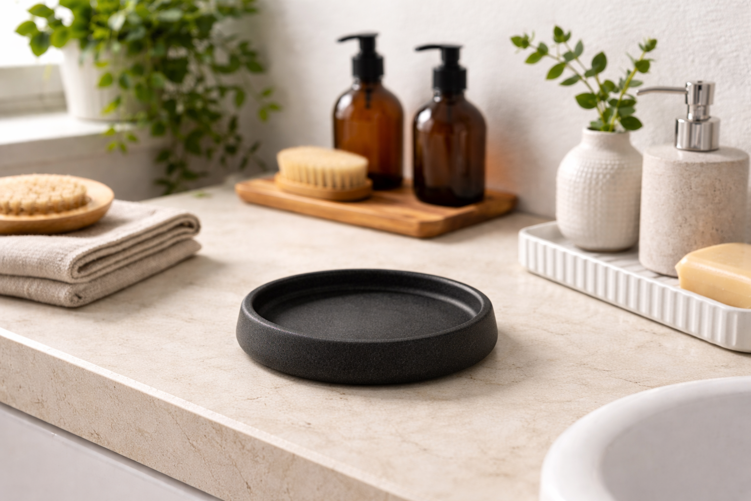 Stone Flow Soap Tray