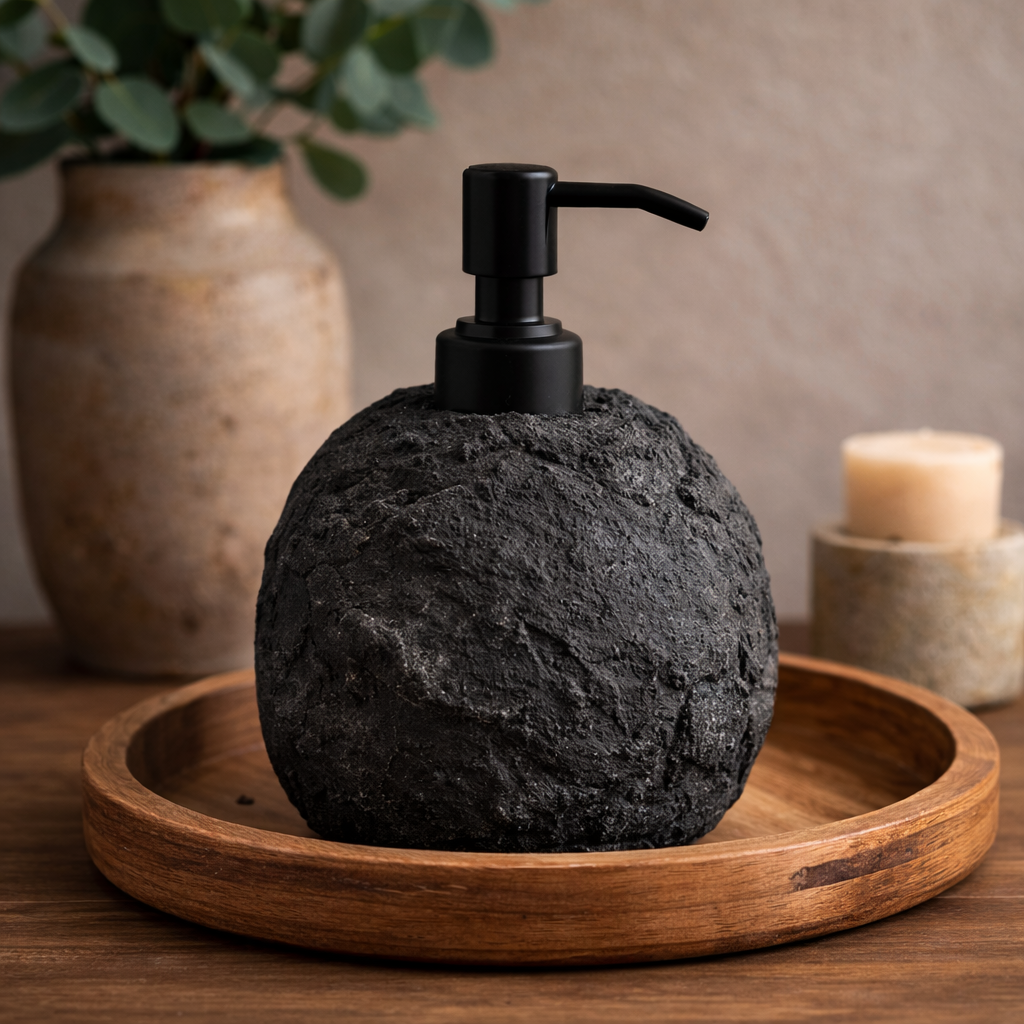 XL Rock Stone Soap Dispenser