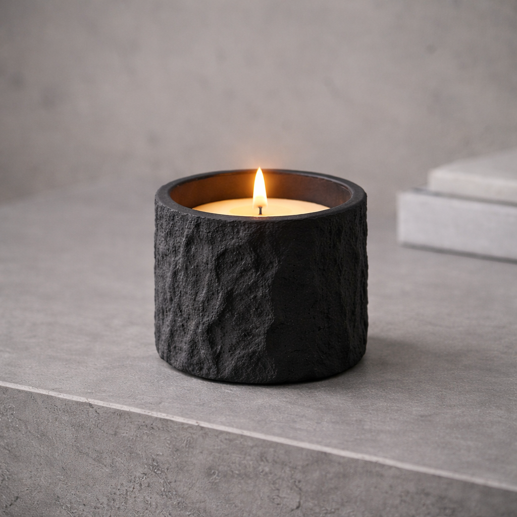 Stone Tree Candle Holder