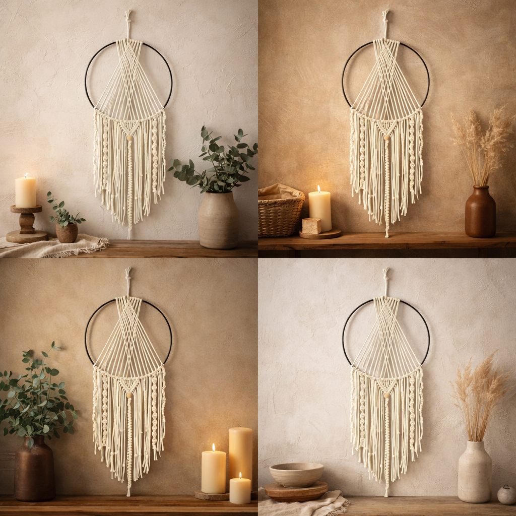 Solara Macramé Dreamcatcher