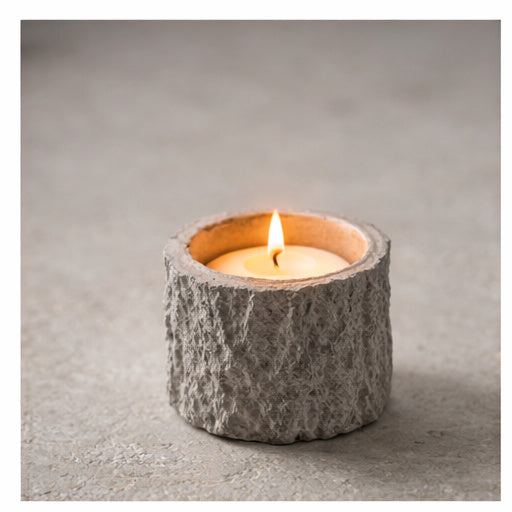 Stone Tree Candle Holder