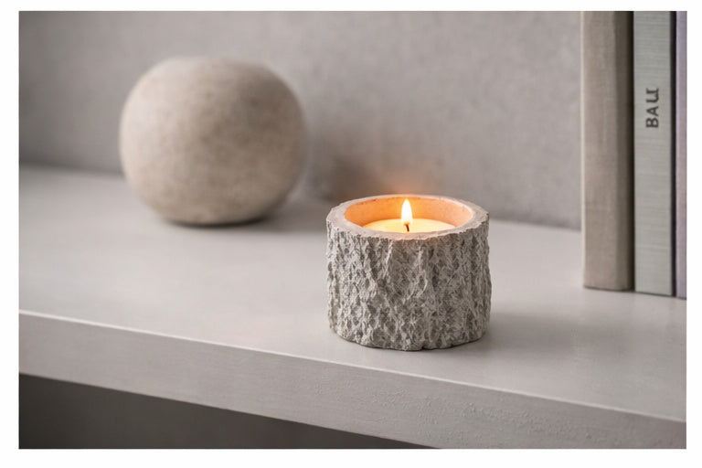 Stone Tree Candle Holder