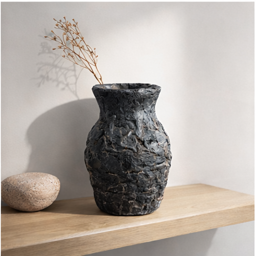 Midnight Stone Vessel