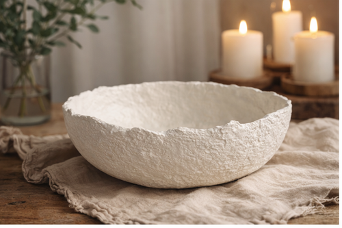 Aurora White Clay Bowl