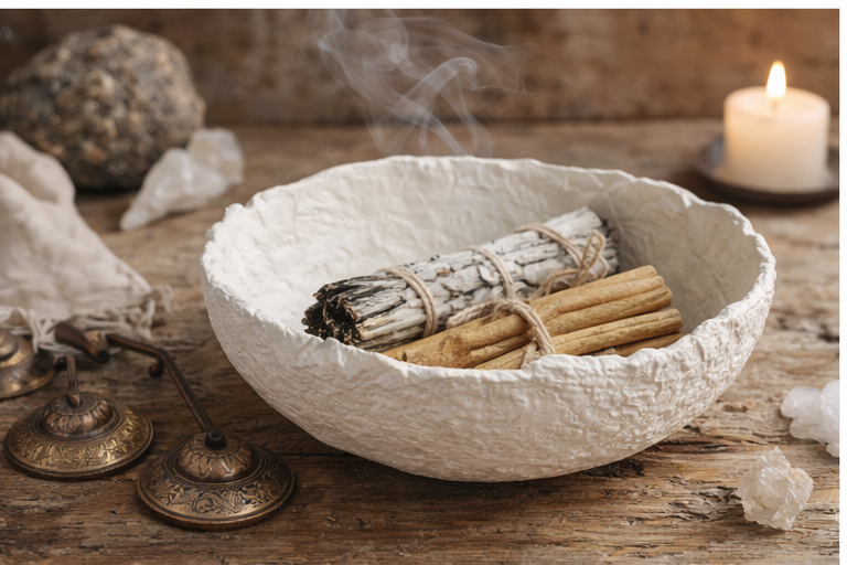 Aurora White Clay Bowl