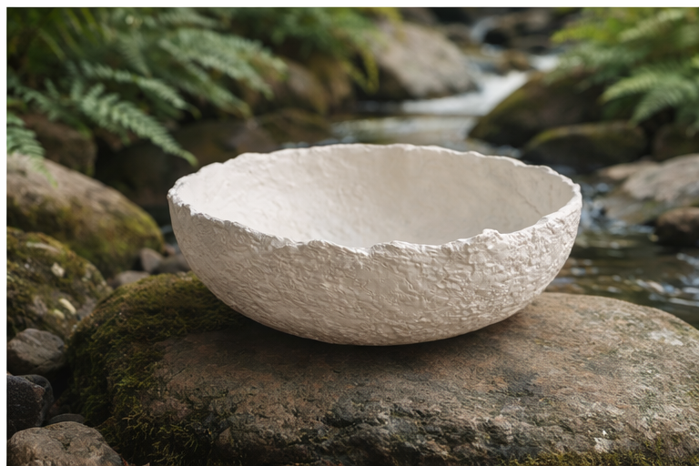 Aurora White Clay Bowl