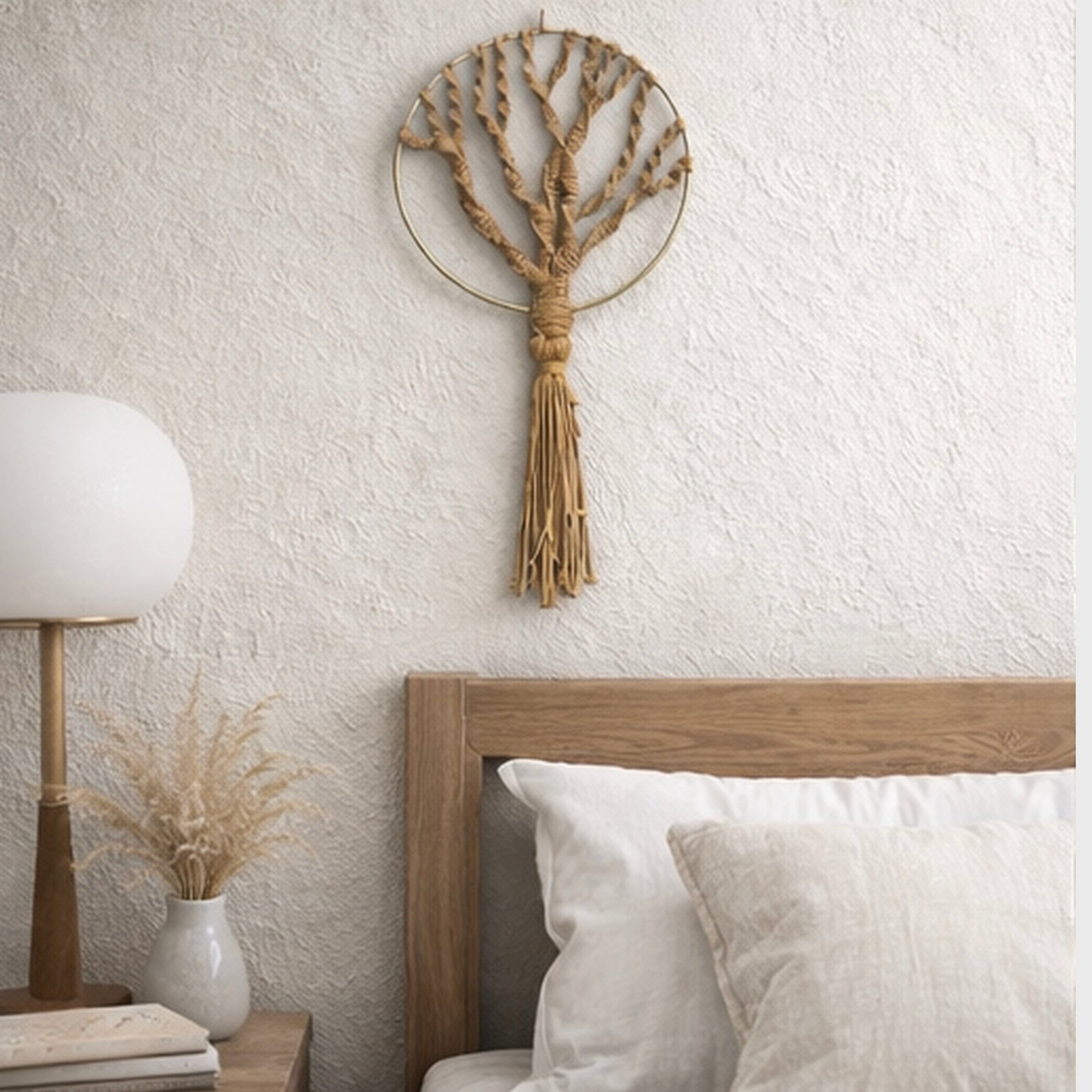 Tree of Life Macramé Dreamcatcher – Boho Wall Decor